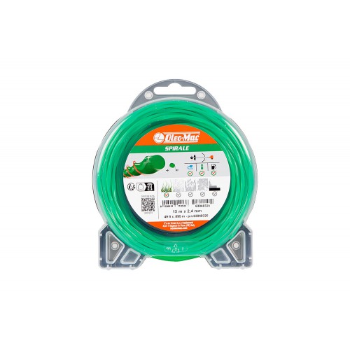 Żyłka tnąca Oleo-Mac 2,4/15 m spirale, blister