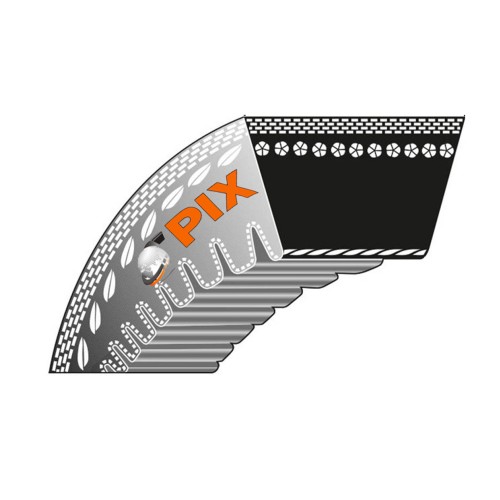 Pasek klinowy zębaty (10x863La, 812Li) - Napęd jazdy: Alko Farmer 3500, Farmer MH 5000, MH 500, MH 4000, MH 5000 | Stihl 08S, TS08, TS08S, TS350, TS350AVE, TS360, TS460 | Sanli LSP5155BMS | Webb WER51SPHW - PIX