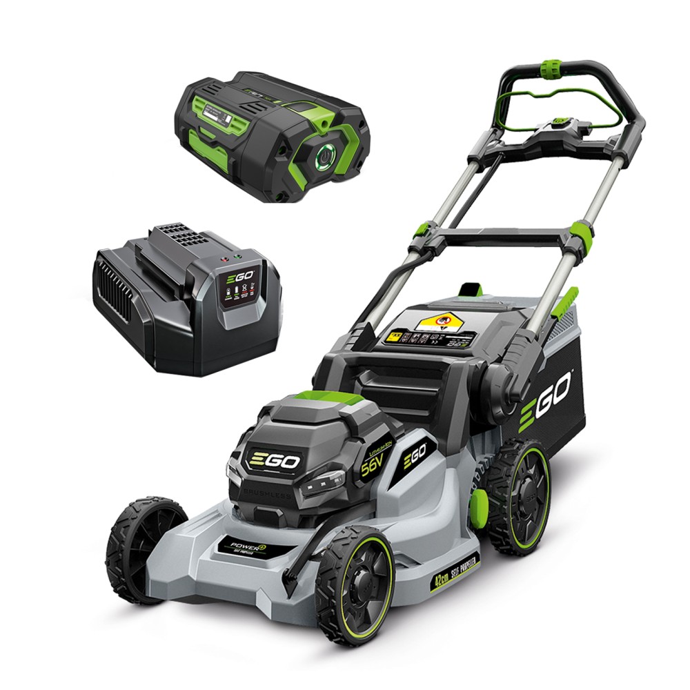 Kosiarka akumulatorowa EGO 42 cm z napędem  - zestaw z akumulatorem 4 Ah i ładowarką