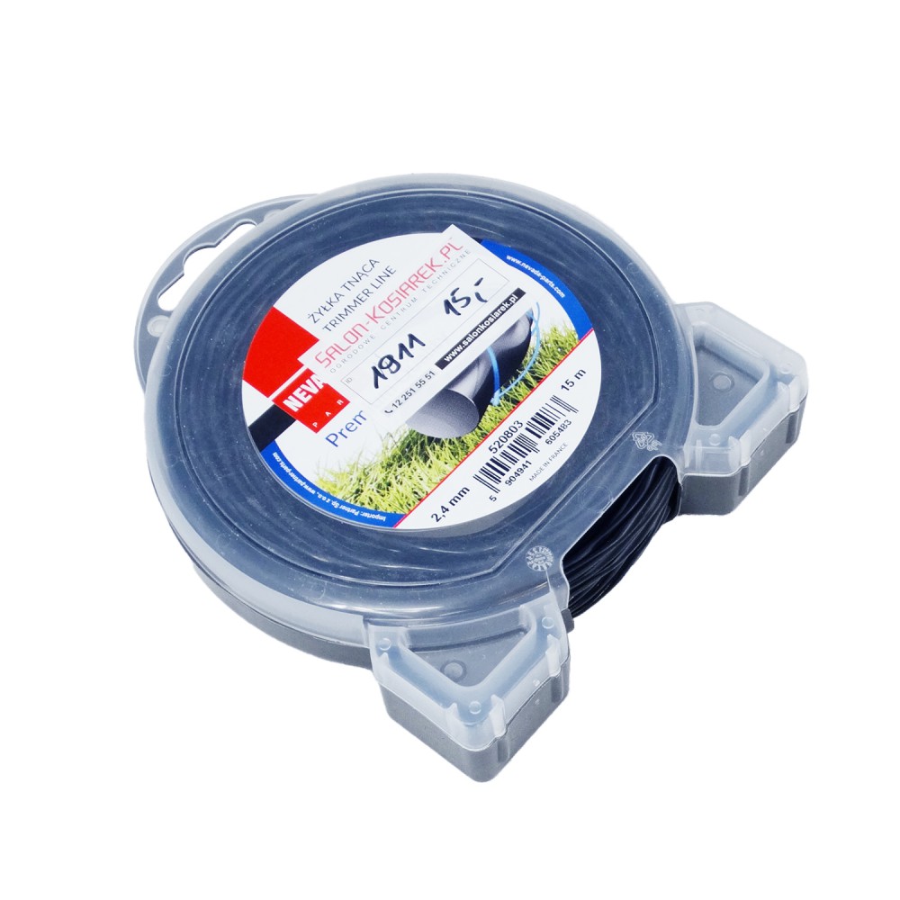 Żyłka tnąca do podkaszarek i kos NEVADA Spirale 2,4 mm / 15 m Żyłka tnąca do podkaszarek i kos NEVADA Spirale 2,4 mm / 15 m