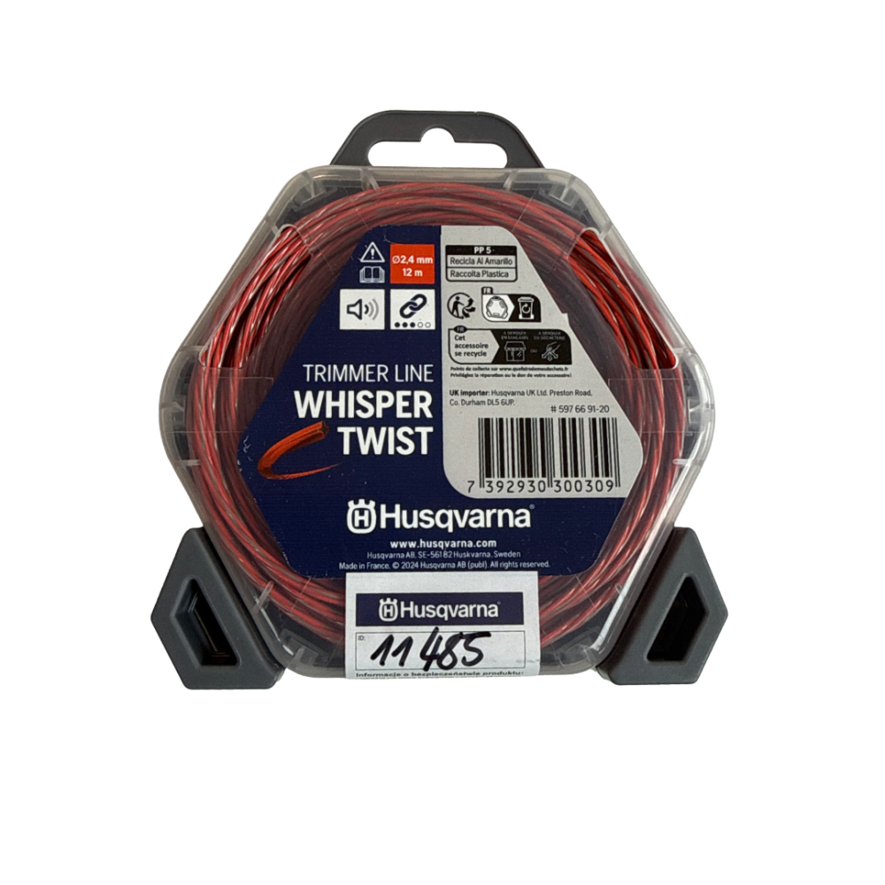 Oryginalna żyłka tnąca Husqvarna Whisper Twist 2,4 mm x 12 m – 597 66 91-20