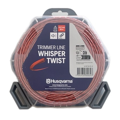 Oryginalna żyłka tnąca Husqvarna WHISPER TWIST 2,7 mm x 60 m - 597 66 91-31