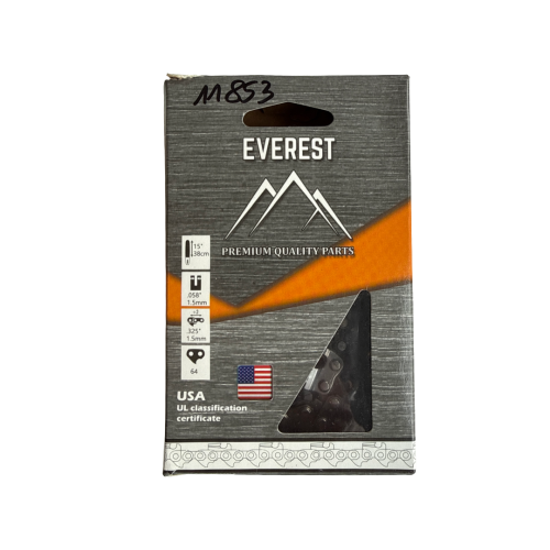 Łańcuch tnący do pilarek .325 1,5 mm 64 ogniwa pełne dłuto Everest