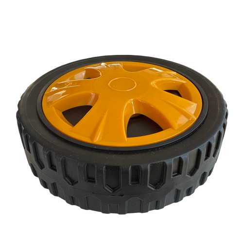 Uniwersalne koło plastikowe do kosiarek łożyskowane 150 mm