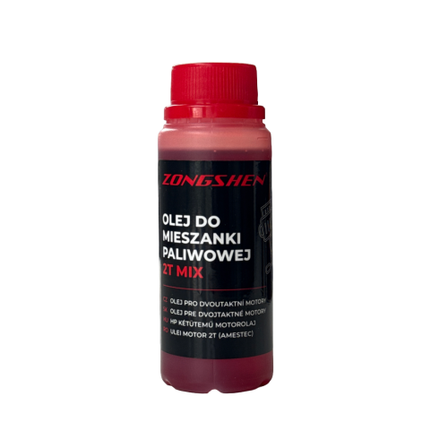 Olej do mieszanki do silników dwusuwowych czerwony Zongshen 100 ml