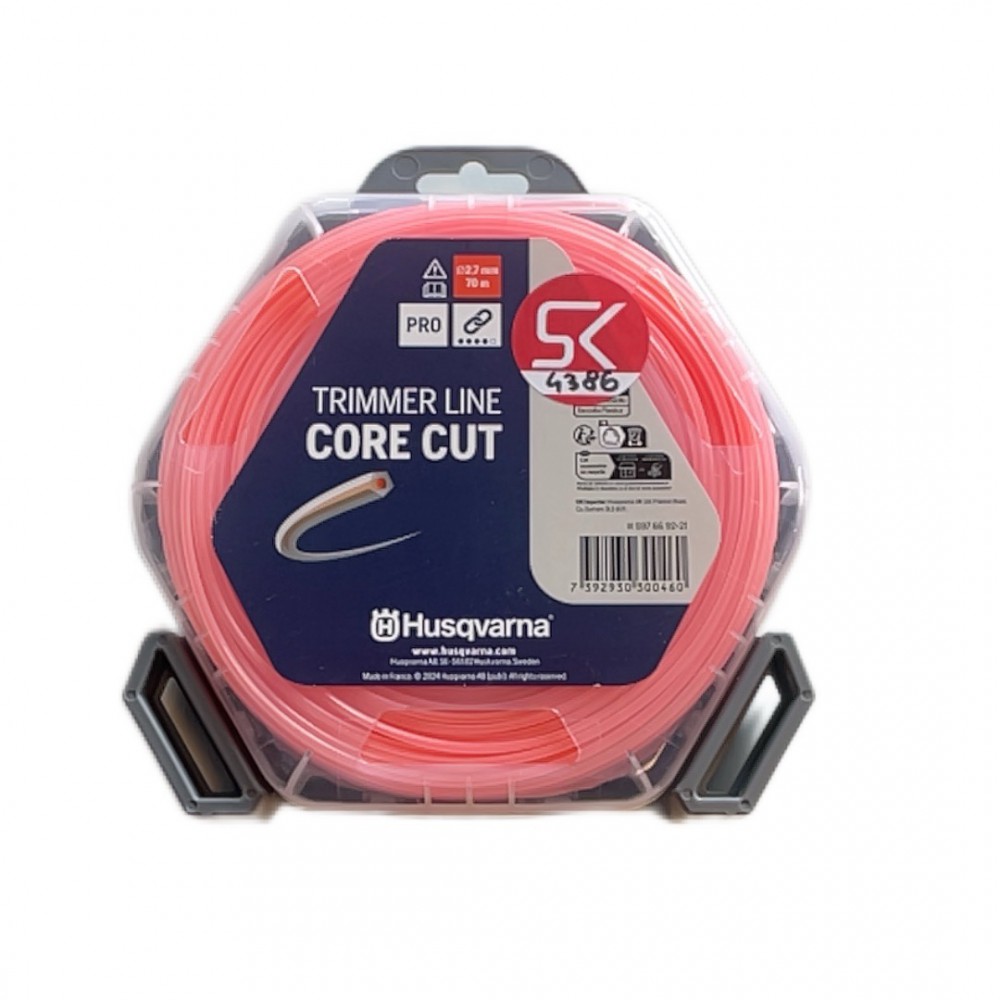 Żyłka tnąca do podkaszarek i kos Husqvarna CORE CUT 2,7 mm / 70 m Żyłka tnąca do podkaszarek i kos Husqvarna CORE CUT 2,7 mm / 70 m