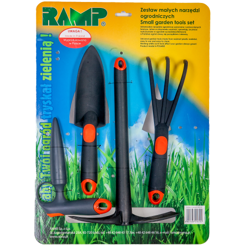 Zestaw 4 narzędzi ogrodniczych - RAMP