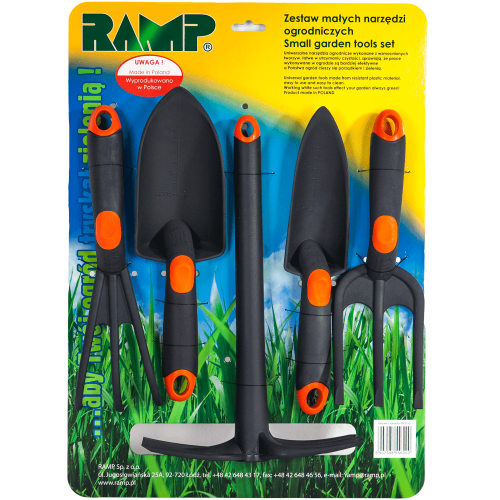 Zestaw 5 narzędzi ogrodniczych - RAMP