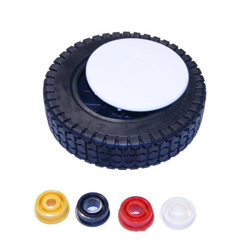 Uniwersalne koło do kosiarki - 15cm/oś-8,10,12mm